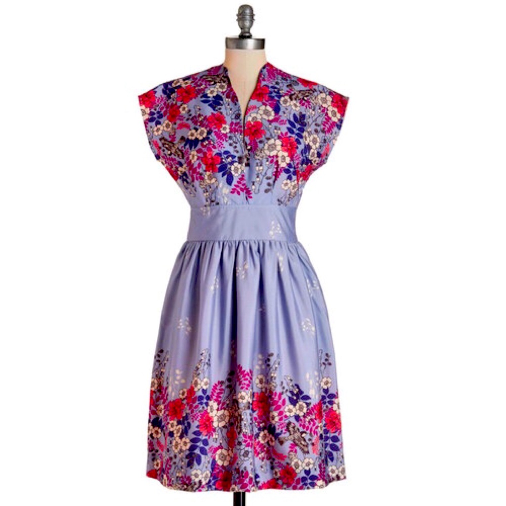 ModCloth On the Scene Dress in Lilac